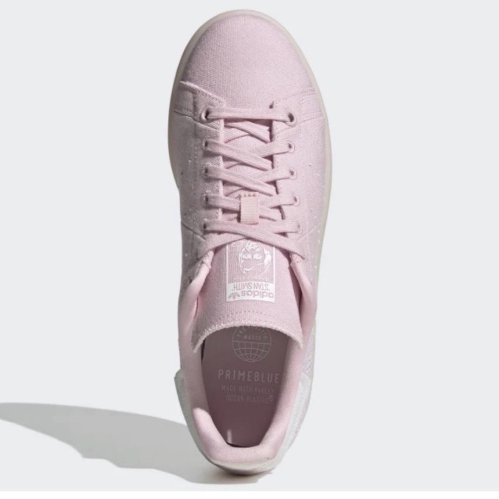 Adidas Stan Smith Light Pink Fabric Primeblue Sneakers size 5